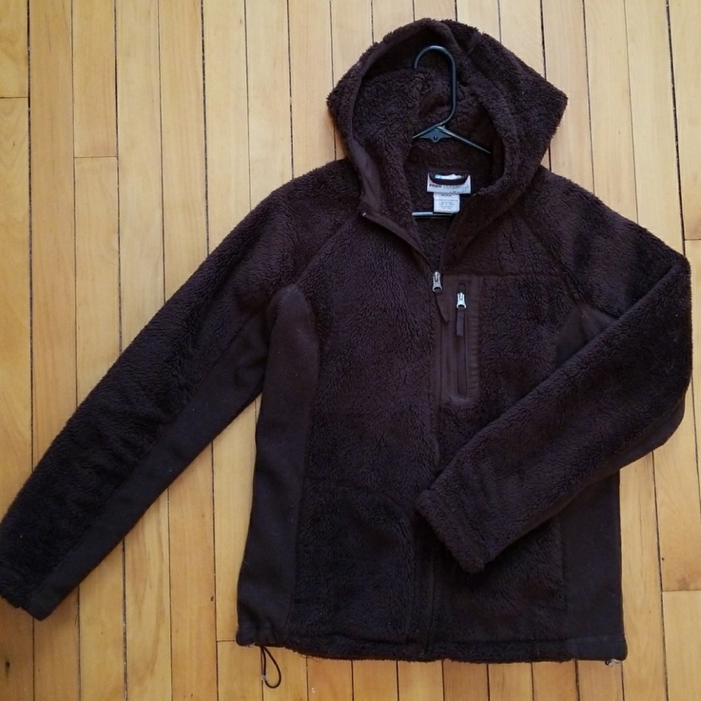 Brown Free Country Fuzzy Coat Size Medium